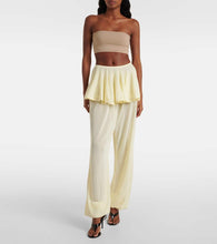 Alaia 110 leather thong sandals