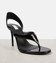 Alaia 110 leather thong sandals