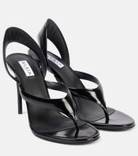 Alaia 110 leather thong sandals