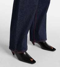 Alaia 55 leather mules