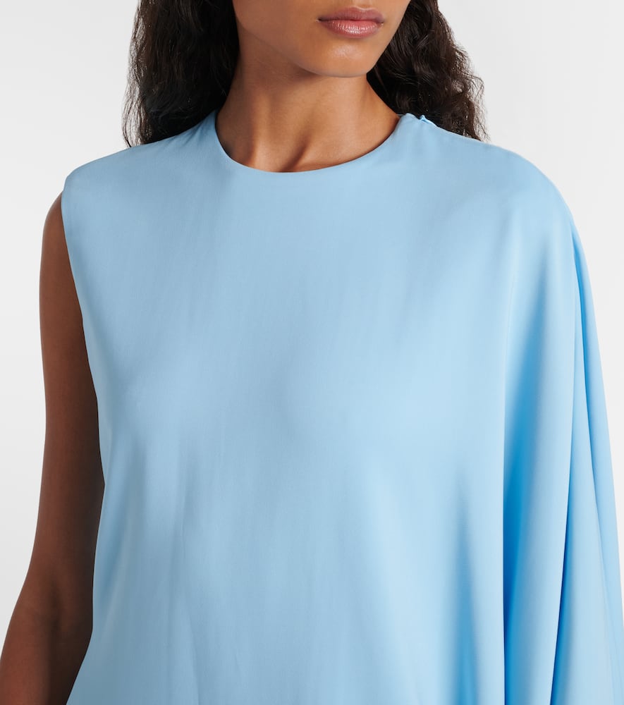 Alaia Asymmetric draped minidress