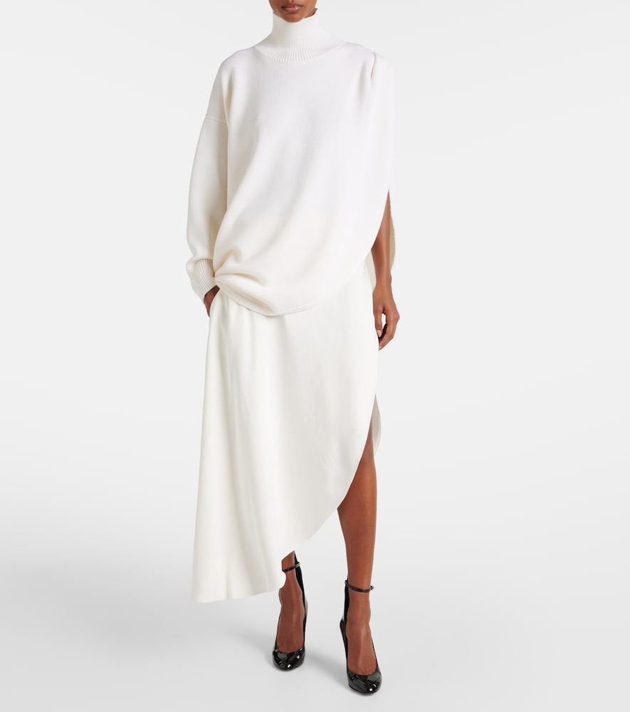 Alaia Asymmetric midi skirt
