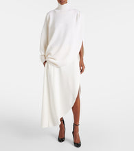 Alaia Asymmetric midi skirt