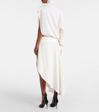 Alaia Asymmetric midi skirt