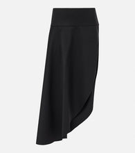 Alaia Asymmetric wool midi skirt - Alaia 不对称羊毛中长裙