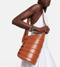 Alaia Babel Small leather shoulder bag