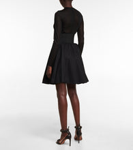 Alaia Belted cotton skirt