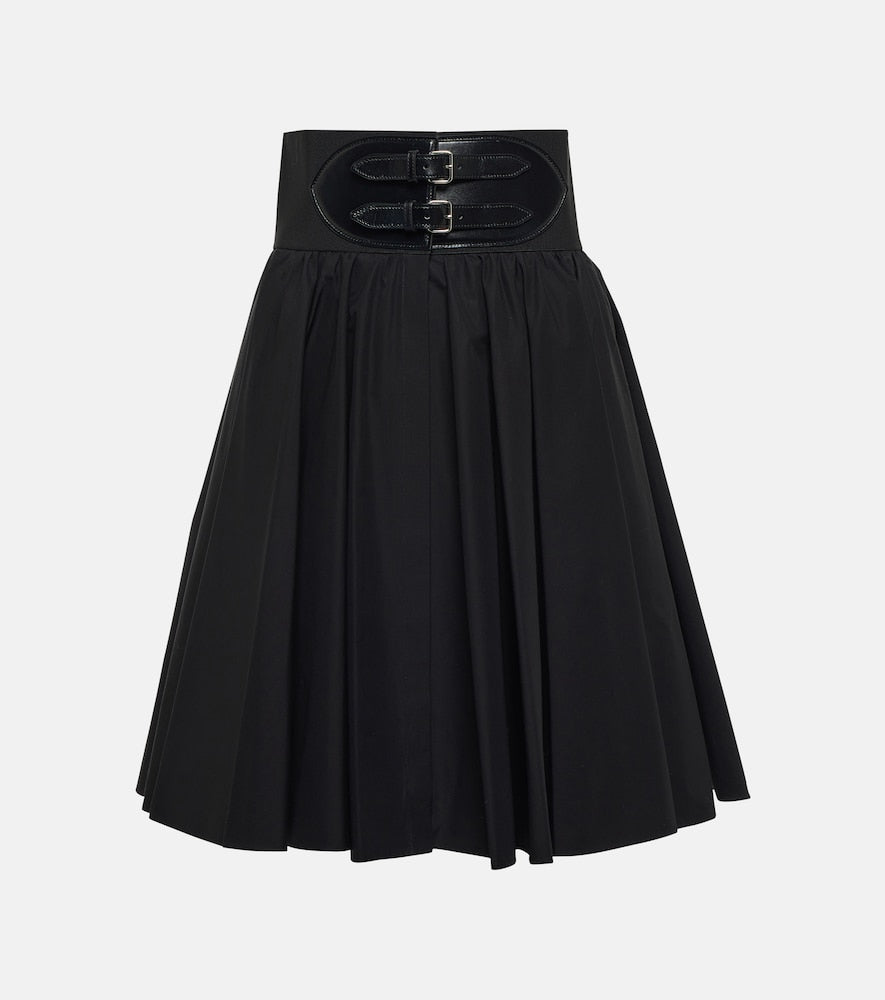 Alaia Belted cotton skirt - Alaia 系带棉裙