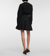 Alaia Belted wool minidress