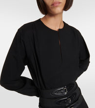 Alaia Belted wool minidress