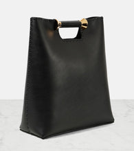 Alaia Bobine leather tote bag