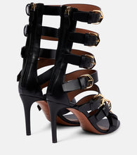 Alaia Buckle leather sandals