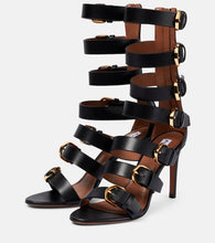 Alaia Buckle leather sandals