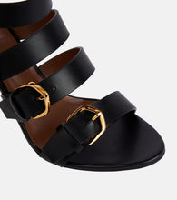 Alaia Buckle leather sandals