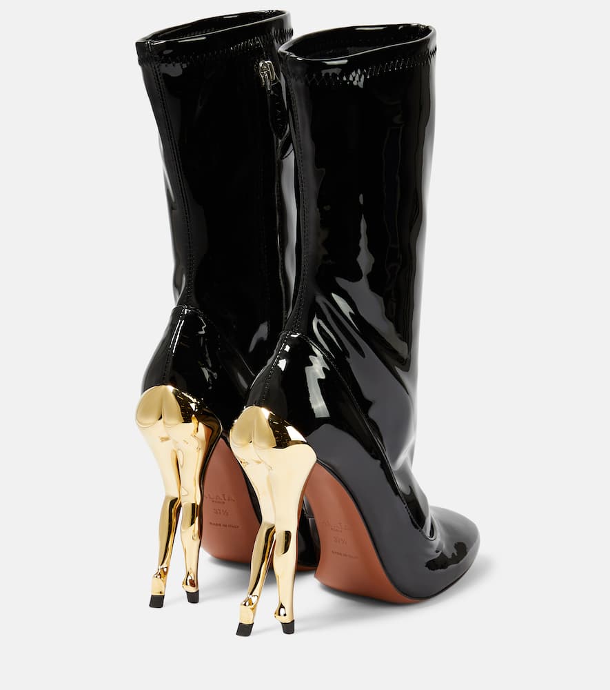 Alaia Cabaret mid-calf boots