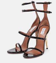 Alaia Cabaret patent leather sandals
