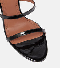 Alaia Cabaret patent leather sandals