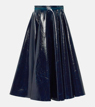 Alaia Coated wool-blend midi skirt - Alaia 涂层羊毛混纺中长裙