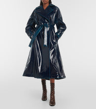 Alaia Coated wool-blend trench coat