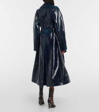 Alaia Coated wool-blend trench coat