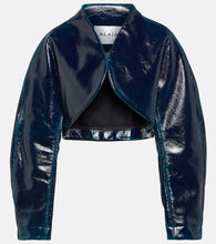 Alaia Coated wool cropped jacket - Alaia 涂层羊毛短款夹克