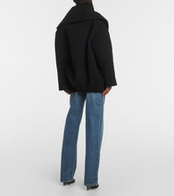 Alaia Cocoon wrap virgin wool coat