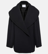 Alaia Cocoon wrap virgin wool coat - Alaia 茧型裹身羊毛大衣