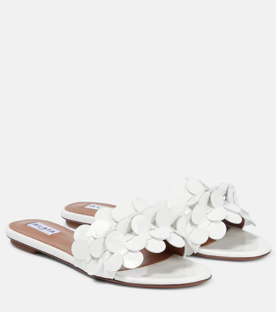 Alaia Confetti leather sandals
