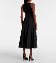 Alaia Cotton-blend midi skirt