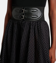 Alaia Cotton-blend midi skirt