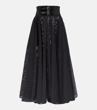 Alaia Cotton-blend midi skirt - Alaia 棉混纺中长裙