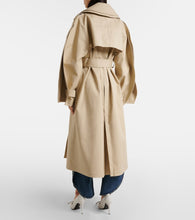 Alaia Cotton gabardine trench coat