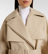 Alaia Cotton gabardine trench coat