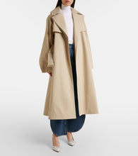 Alaia Cotton gabardine trench coat