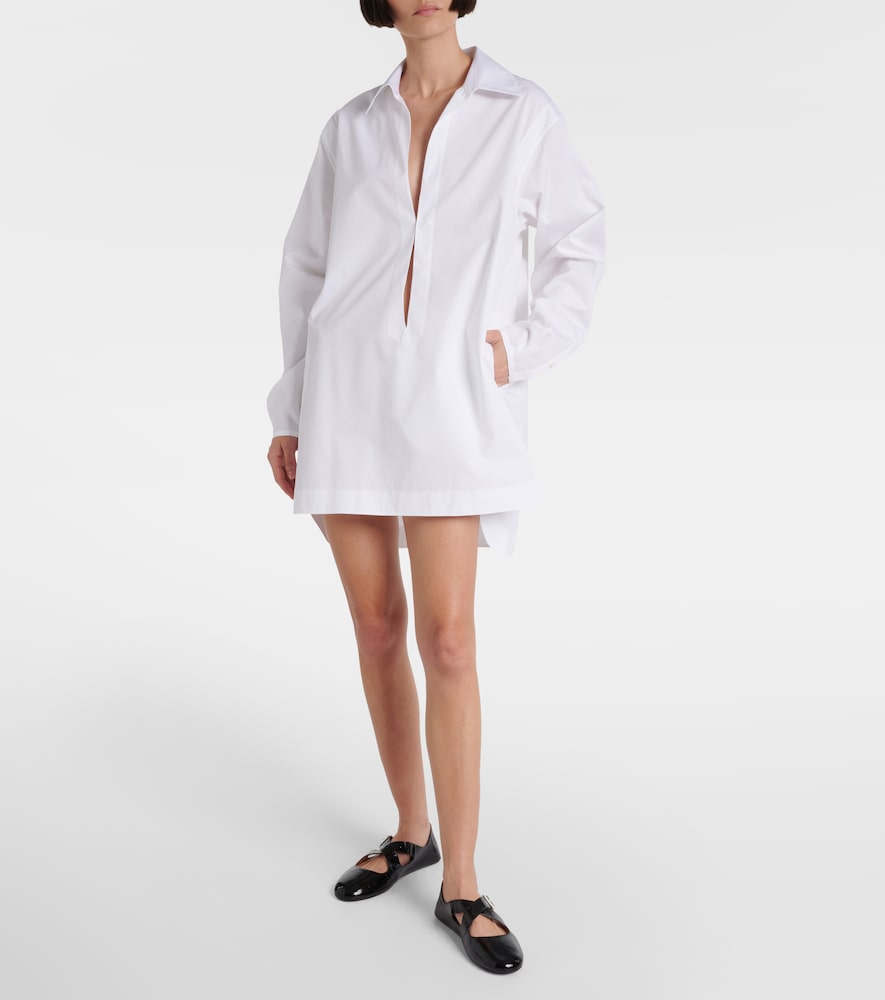 Alaia Cotton poplin minidress