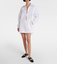 Alaia Cotton poplin minidress