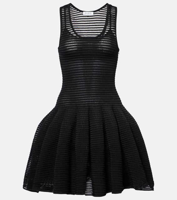 Alaia Crinoline knitted minidress