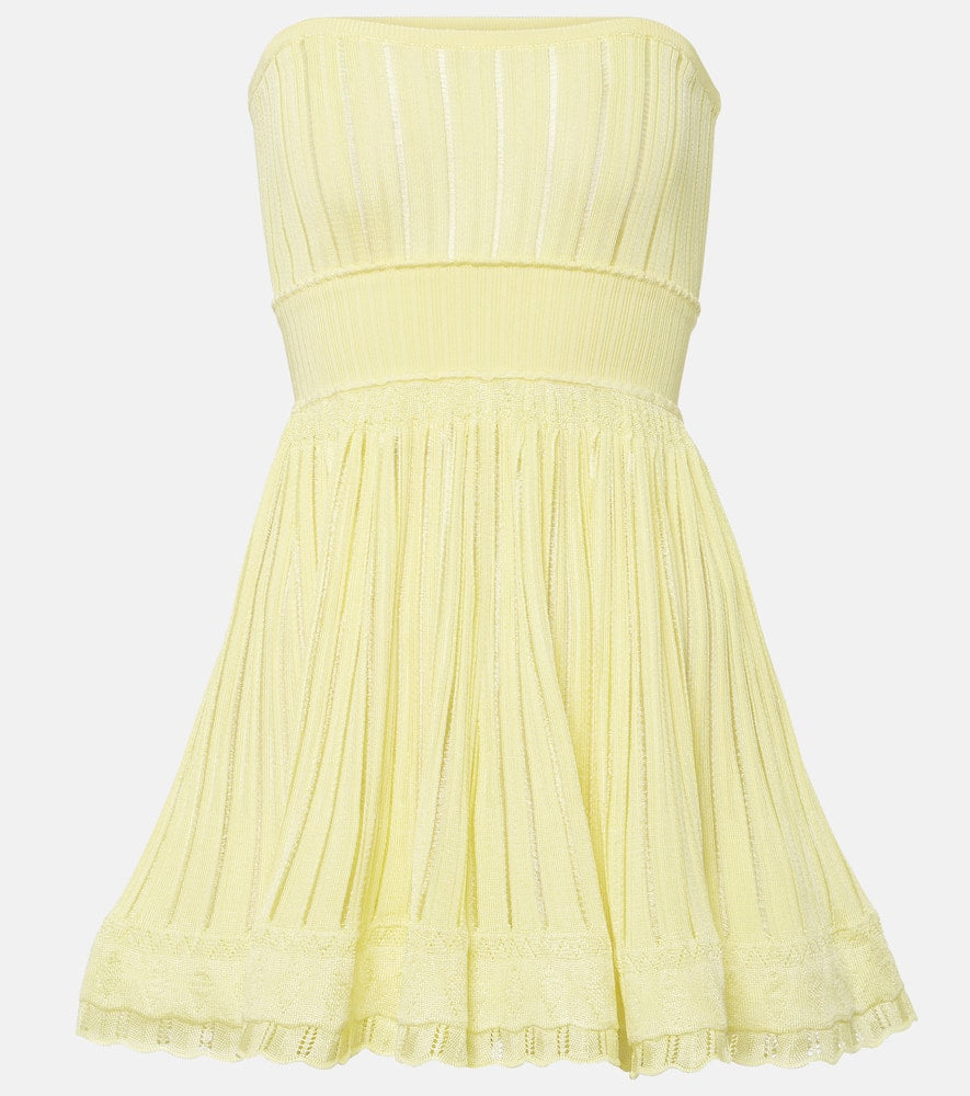 Alaia Crinoline pointelle jersey romper