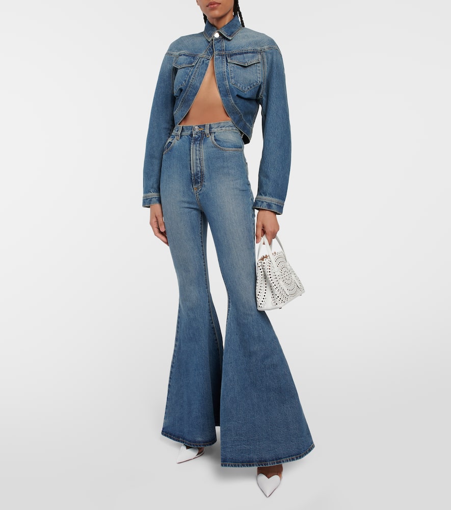 Alaia Cropped denim jacket