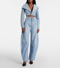 Alaia Cropped denim jacket