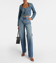 Alaia Cropped denim jacket