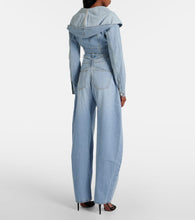 Alaia Cropped denim jacket
