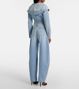 Alaia Cropped denim jacket