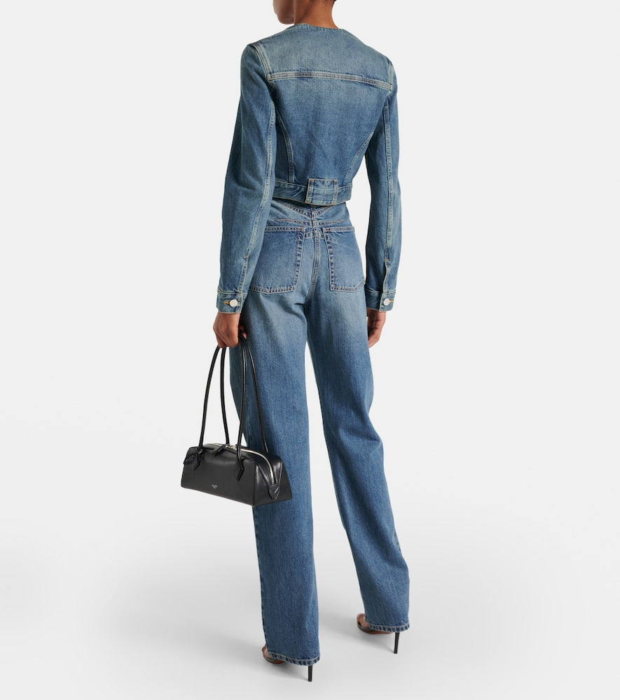 Alaia Cropped denim jacket
