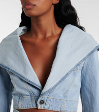 Alaia Cropped denim jacket