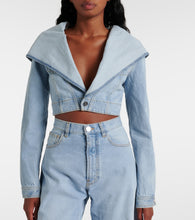 Alaia Cropped denim jacket