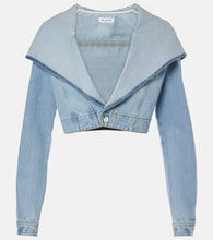 Alaia Cropped denim jacket