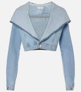 Alaia Cropped denim jacket