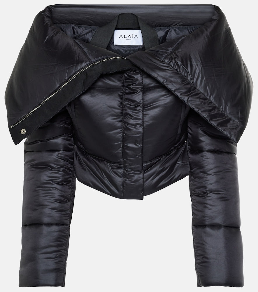 Alaia Cropped puffer jacket - Alaia 短款羽绒服