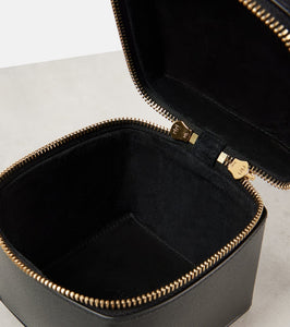 Alaia Cube leather vanity bag